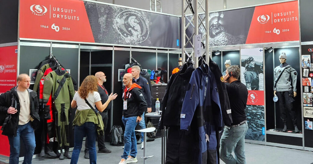 Ursuit dry suits at the boot Düsseldorf